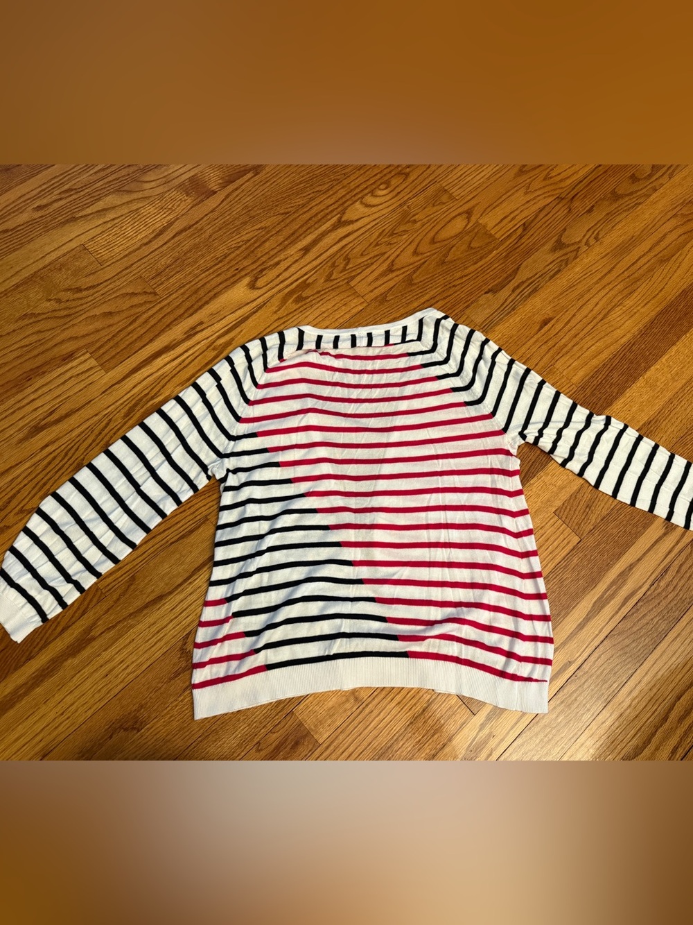 Striped Open-Front Cardigan - Picture 2 of 2